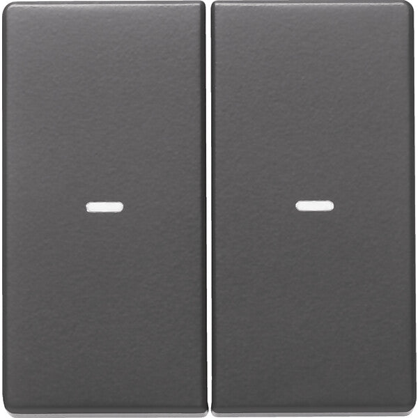 Hager/Berk Tast-Abdeckung 2f. anth 80960326